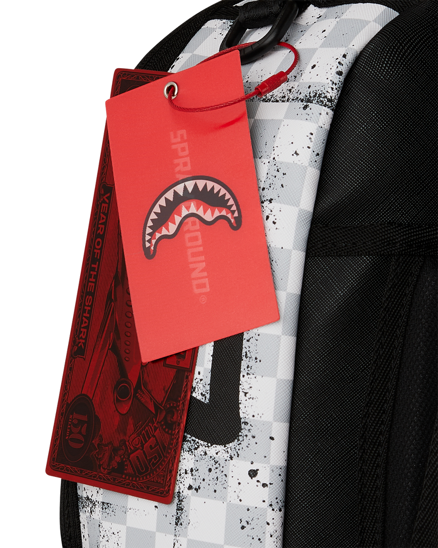 SPRAYGROUND® BACKPACK BLACK STENCIL SHARK BACKPACK