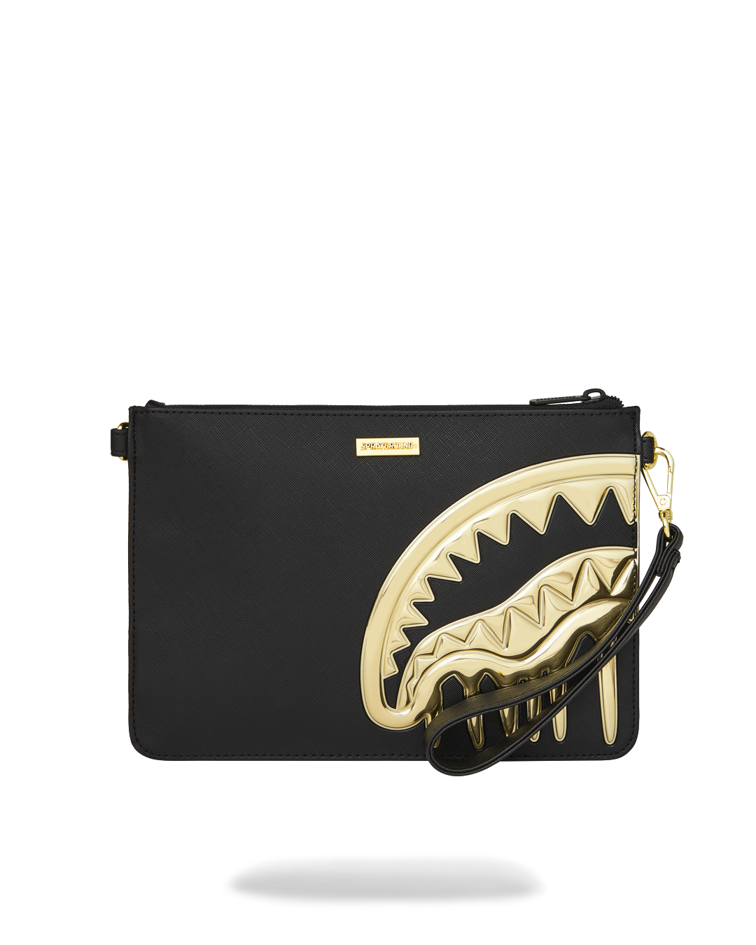 SPRAYGROUND® POUCHETTE GOLD AND DANGEROUS CROSSOVER CLUTCH