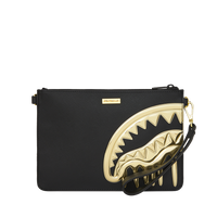 SPRAYGROUND® POUCHETTE GOLD AND DANGEROUS CROSSOVER CLUTCH
