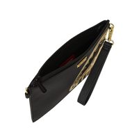 SPRAYGROUND® POUCHETTE GOLD AND DANGEROUS CROSSOVER CLUTCH