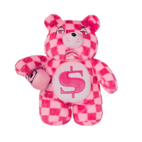 SPRAYGROUND® BACKPACK PINK FUR CHECK MONEYBEAR BACKPACK