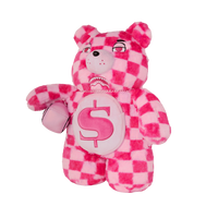 SPRAYGROUND® BACKPACK PINK FUR CHECK MONEYBEAR BACKPACK