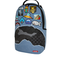 SPRAYGROUND® BACKPACK DENIM TEAR 3 AM PATCHES BACKPACK