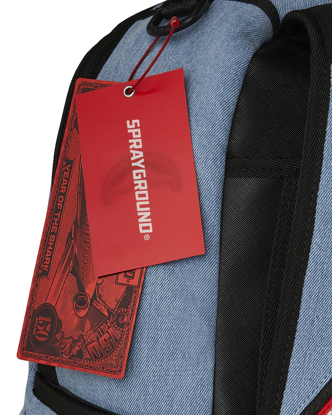 SPRAYGROUND® BACKPACK DENIM TEAR 3 AM PATCHES BACKPACK