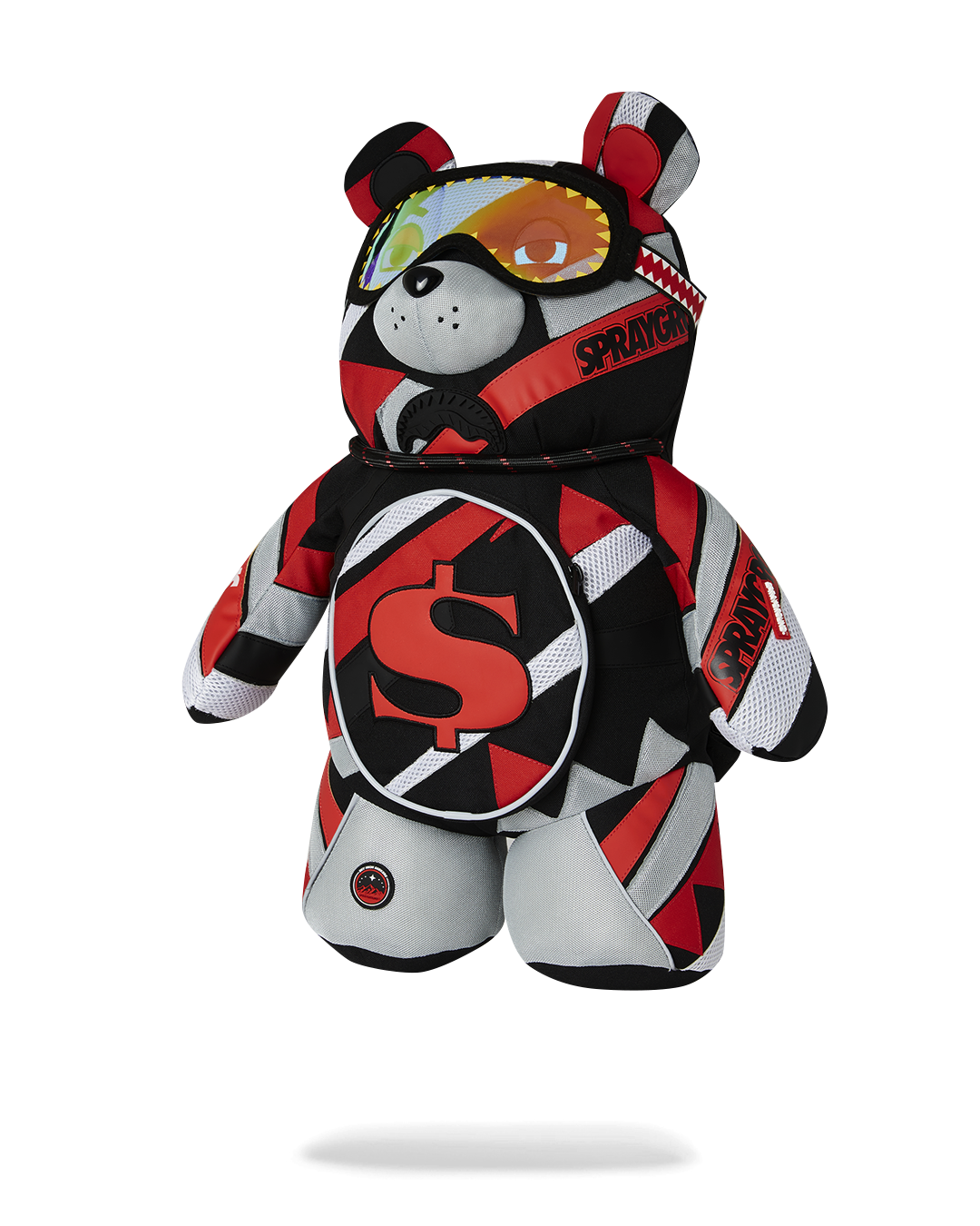 SPRAYGROUND® BACKPACK SHREDDED ARCTIC MONEYBEAR BACKPACK