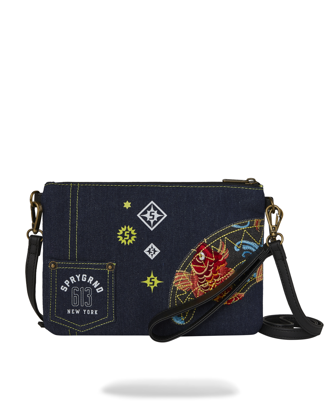 SPRAYGROUND® POUCHETTE EVISU STYLE CROSSOVER CLUTCH