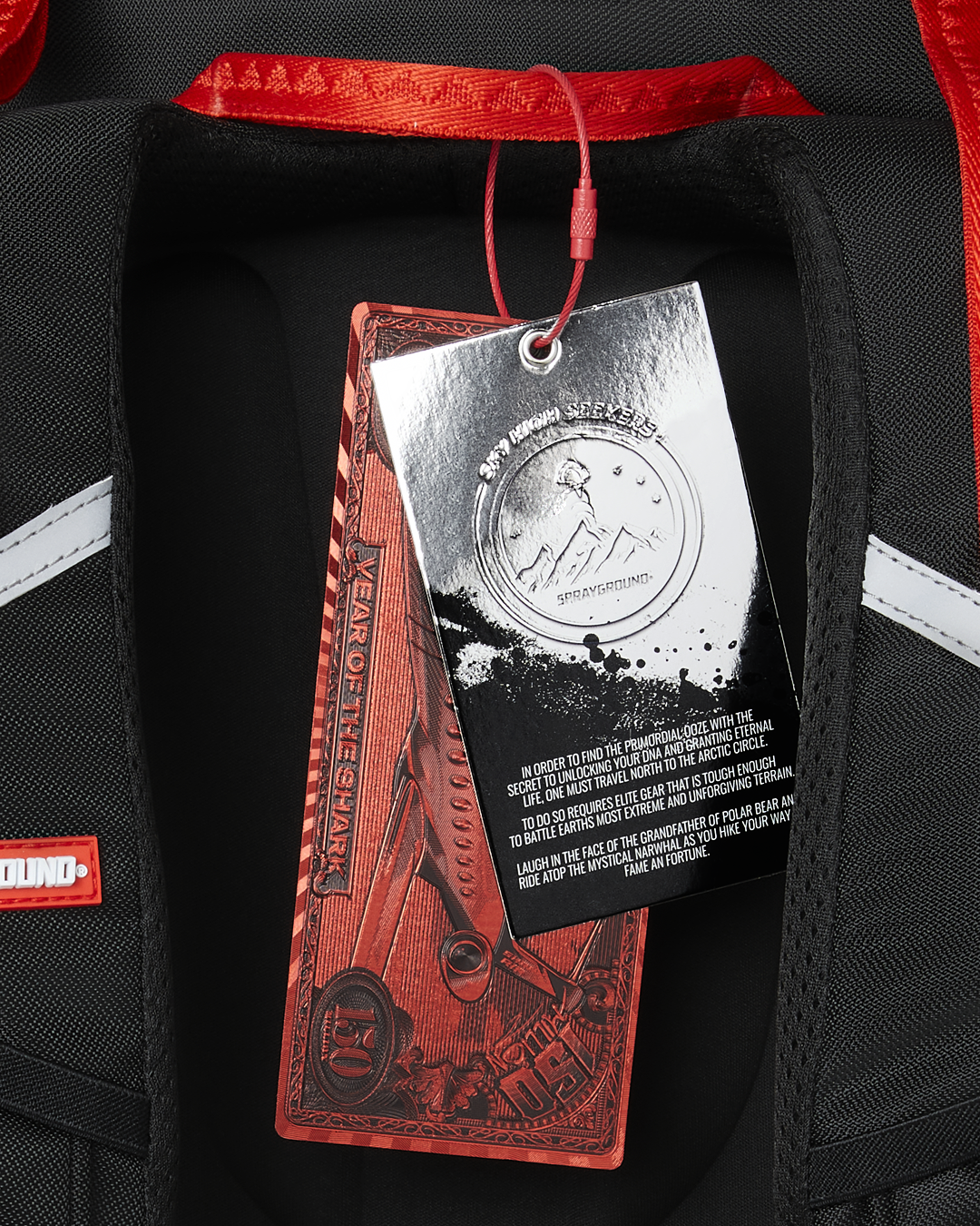 SPRAYGROUND® BACKPACK SHREDDED ARCTIC CAMPER BACKPACK