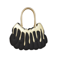 SPRAYGROUND® HANDBAG GOLD AND DANGEROUS SHARK HANDBAG