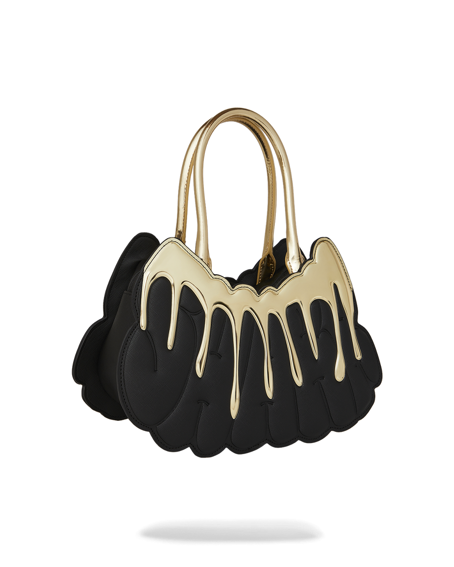 SPRAYGROUND® HANDBAG GOLD AND DANGEROUS SHARK HANDBAG
