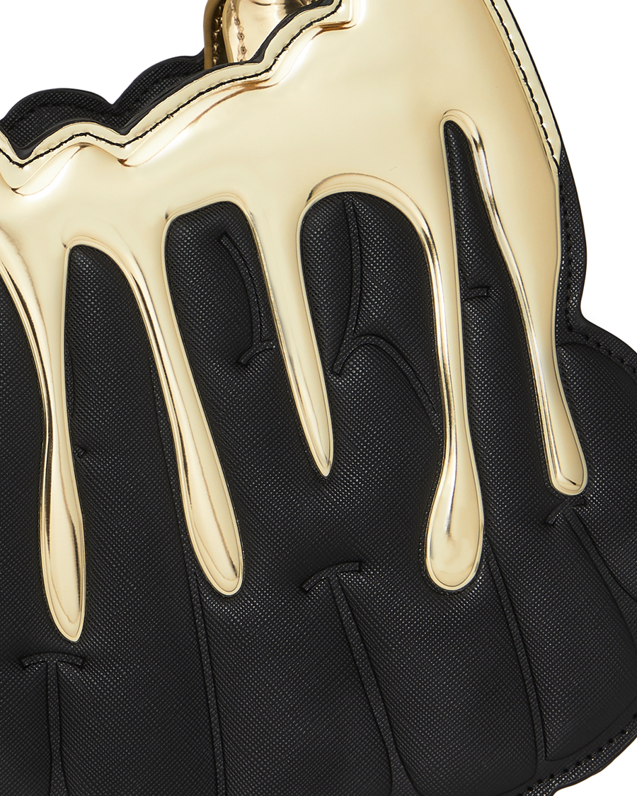 SPRAYGROUND® HANDBAG GOLD AND DANGEROUS SHARK HANDBAG