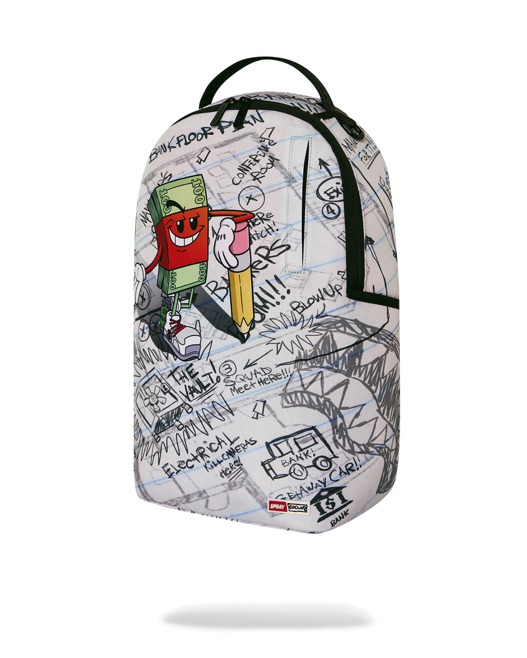 SPRAYGROUND® BACKPACK MONEY BOY PENCIL DOODLES