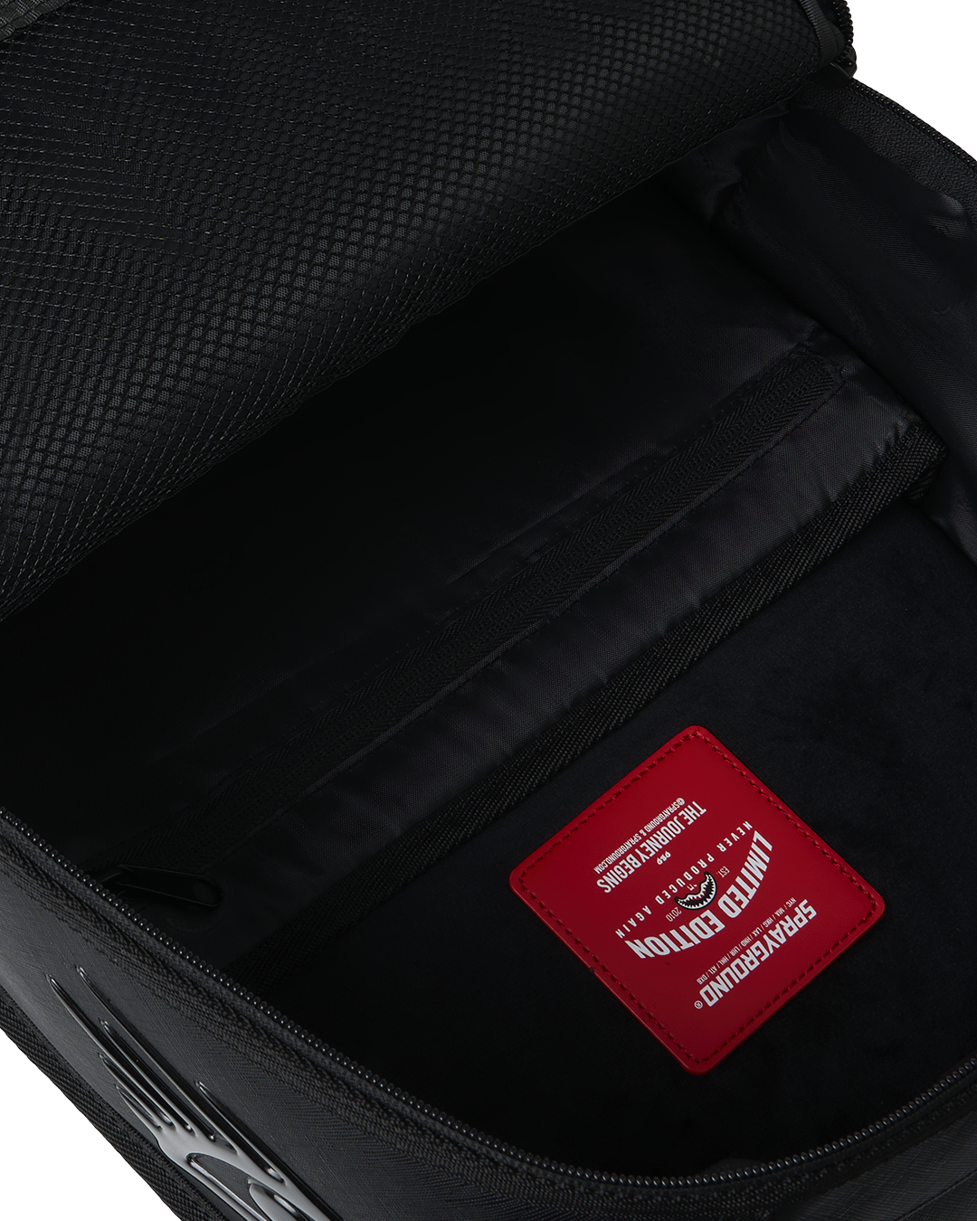SPRAYGROUND® BACKPACK BLACKED OUT METALLIC DRIP BACKPACK