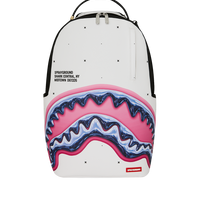 SPRAYGROUNDÂ® BACKPACK SHARK CENTRAL LIQUID CHROME BACKPACK