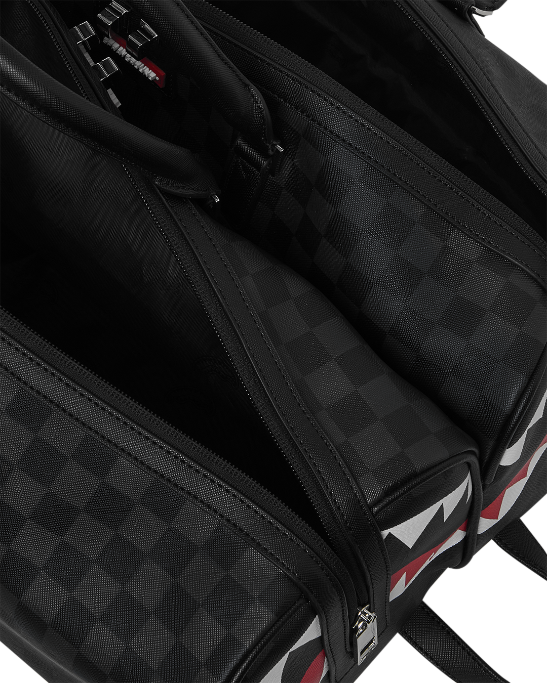 SPRAYGROUND® BACKPACK DOUBLE TROUBLE DOUBLE DUFFLE BACKPACK