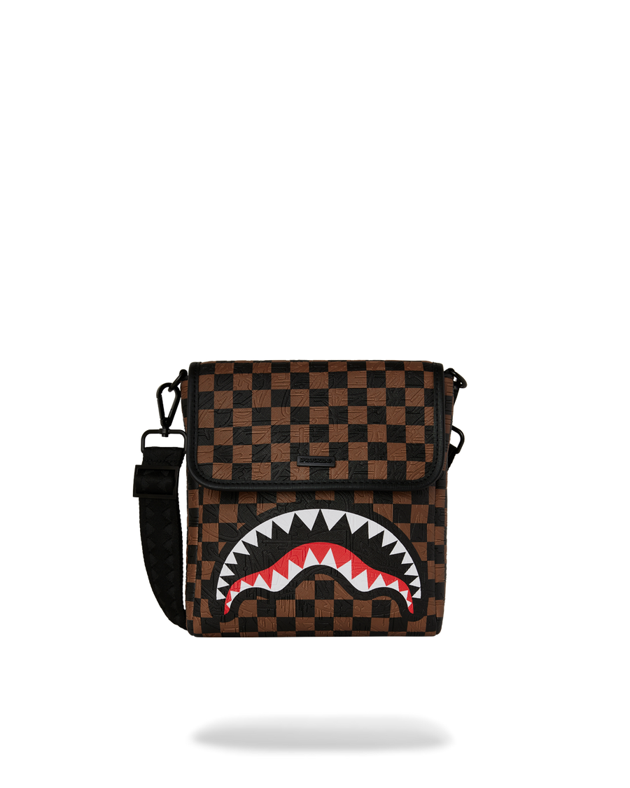 SPRAYGROUND® SLING CHECK 2 EMBOSS MESSENGER SLING