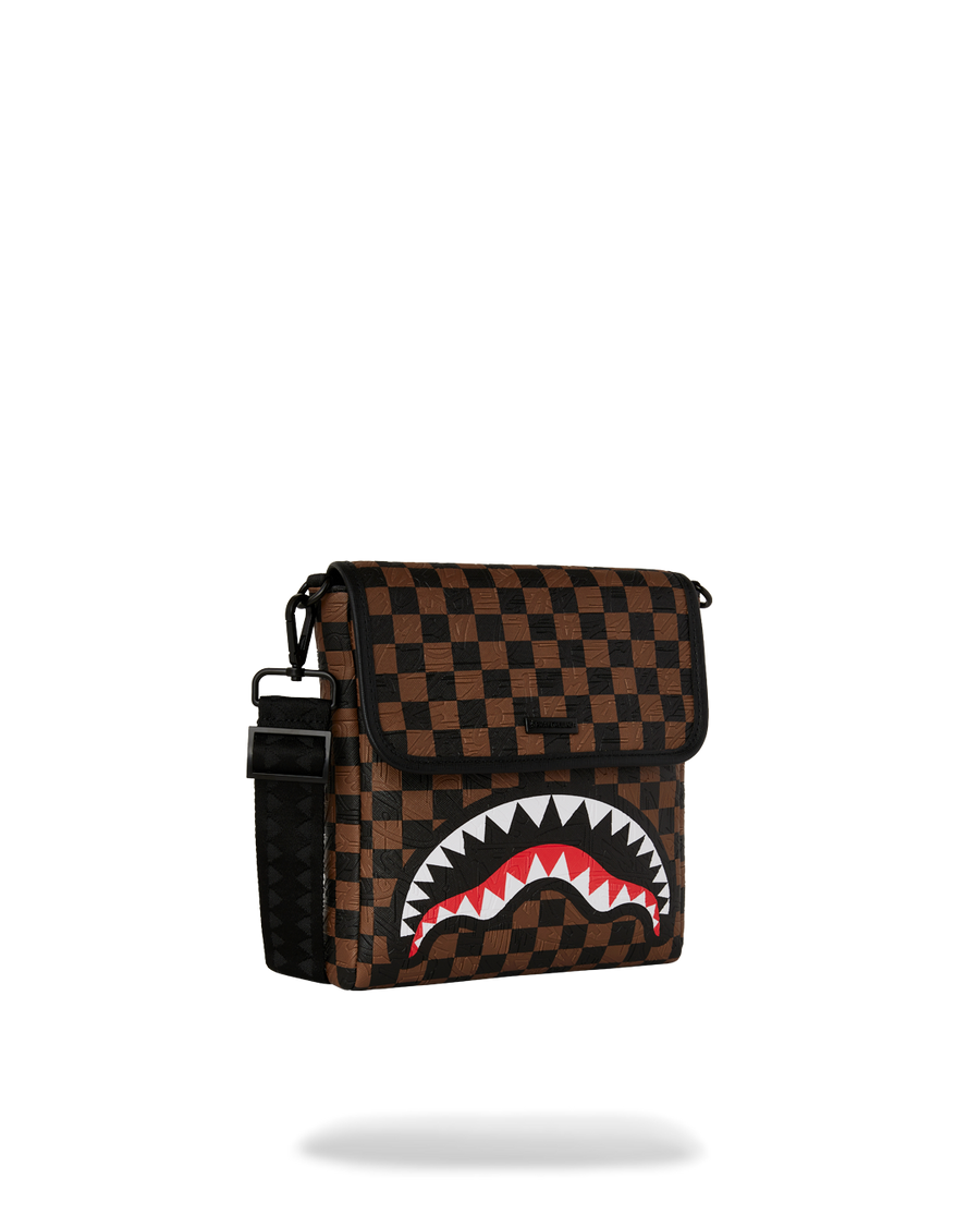 SPRAYGROUND® SLING CHECK 2 EMBOSS MESSENGER SLING