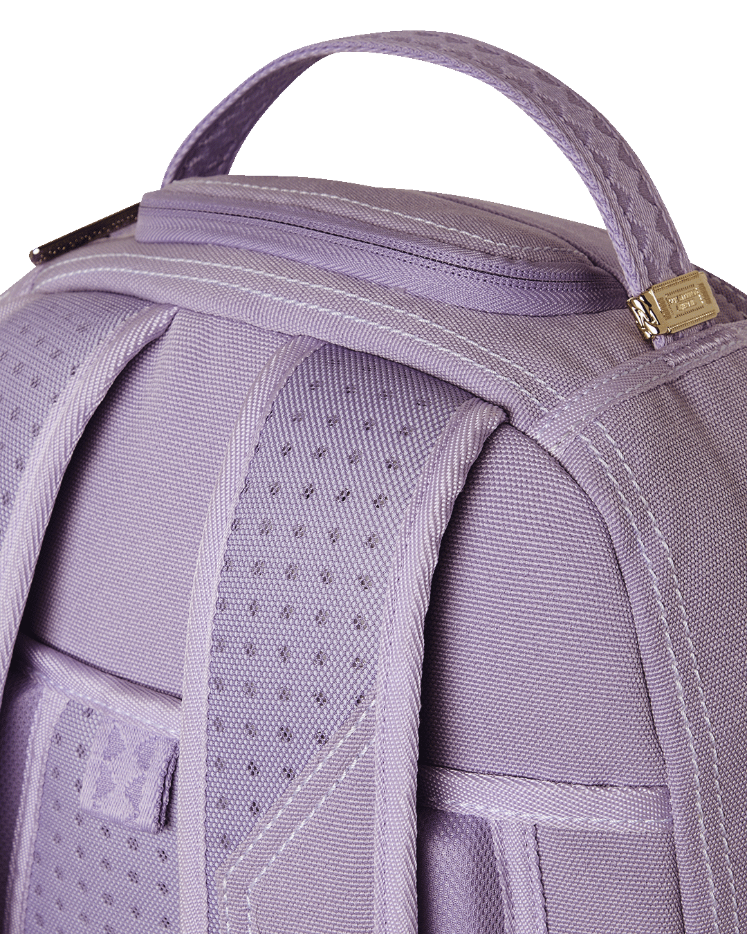 SPRAYGROUND® BACKPACK PURPLE CANVAS STITCH BACKPACK