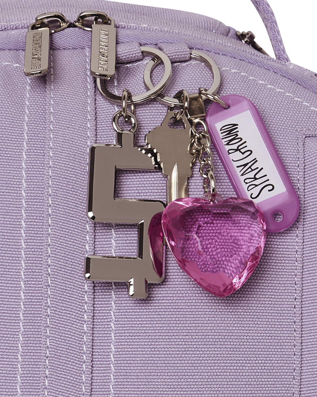SPRAYGROUND® BACKPACK PURPLE CANVAS STITCH BACKPACK