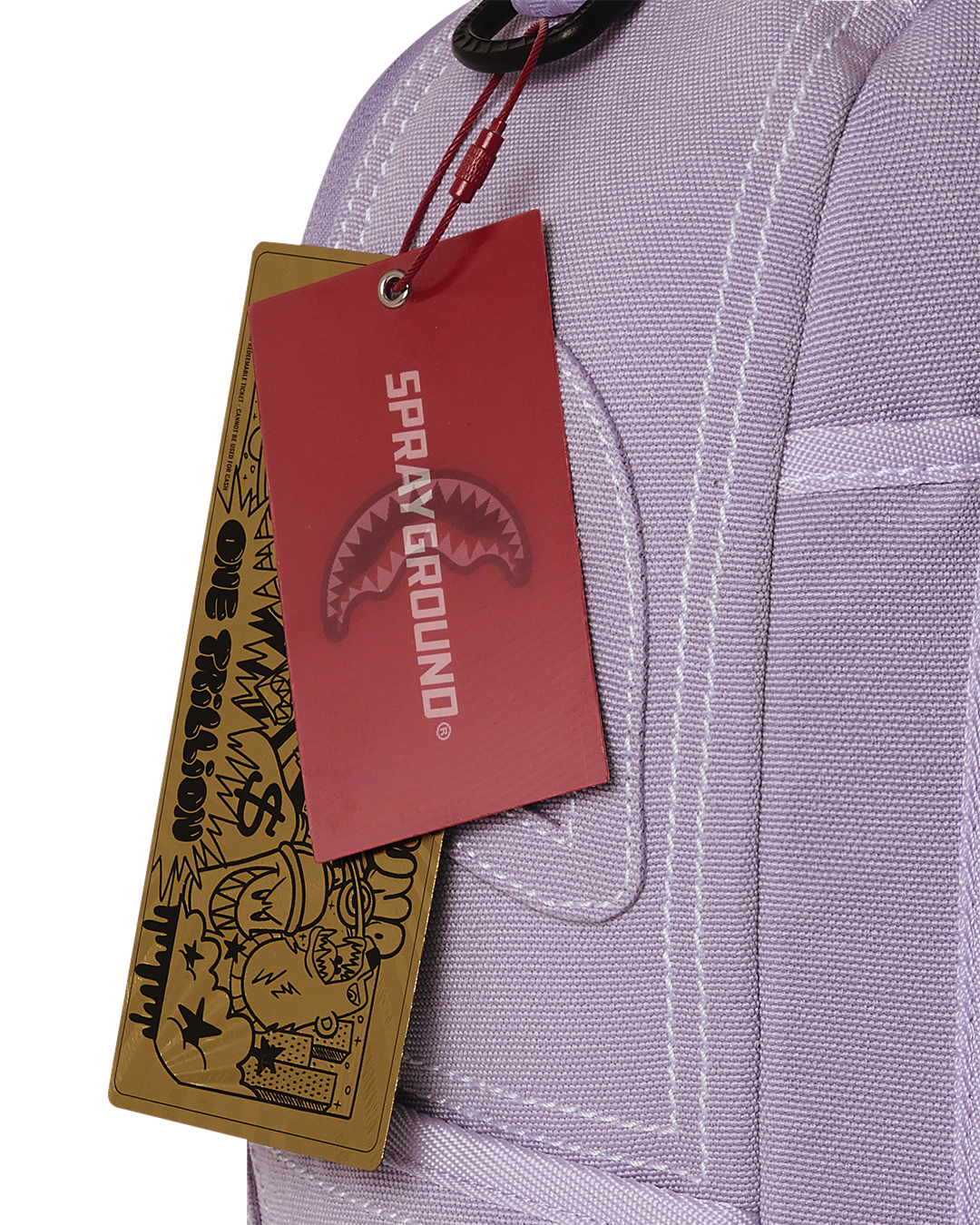 SPRAYGROUND® BACKPACK PURPLE CANVAS STITCH BACKPACK