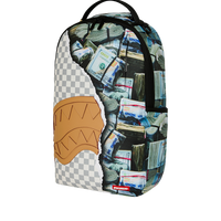 SPRAYGROUNDÂ® BACKPACK CREAM CHECK FULL OF CASH BACKPACK