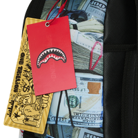 SPRAYGROUNDÂ® BACKPACK CREAM CHECK FULL OF CASH BACKPACK