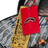 SPRAYGROUNDÂ® BACKPACK SCORCHING MONEY FEATHERS BACKPACK