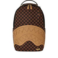 SPRAYGROUND® BACKPACK EMBOSSED CHECK BROWN BACKPACK