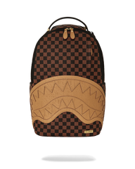 SPRAYGROUND® BACKPACK EMBOSSED CHECK BROWN BACKPACK