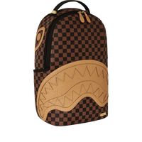 SPRAYGROUND® BACKPACK EMBOSSED CHECK BROWN BACKPACK