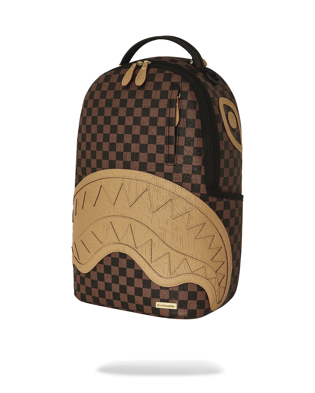 SPRAYGROUND® BACKPACK EMBOSSED CHECK BROWN BACKPACK