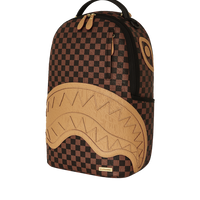 SPRAYGROUND® BACKPACK EMBOSSED CHECK BROWN BACKPACK