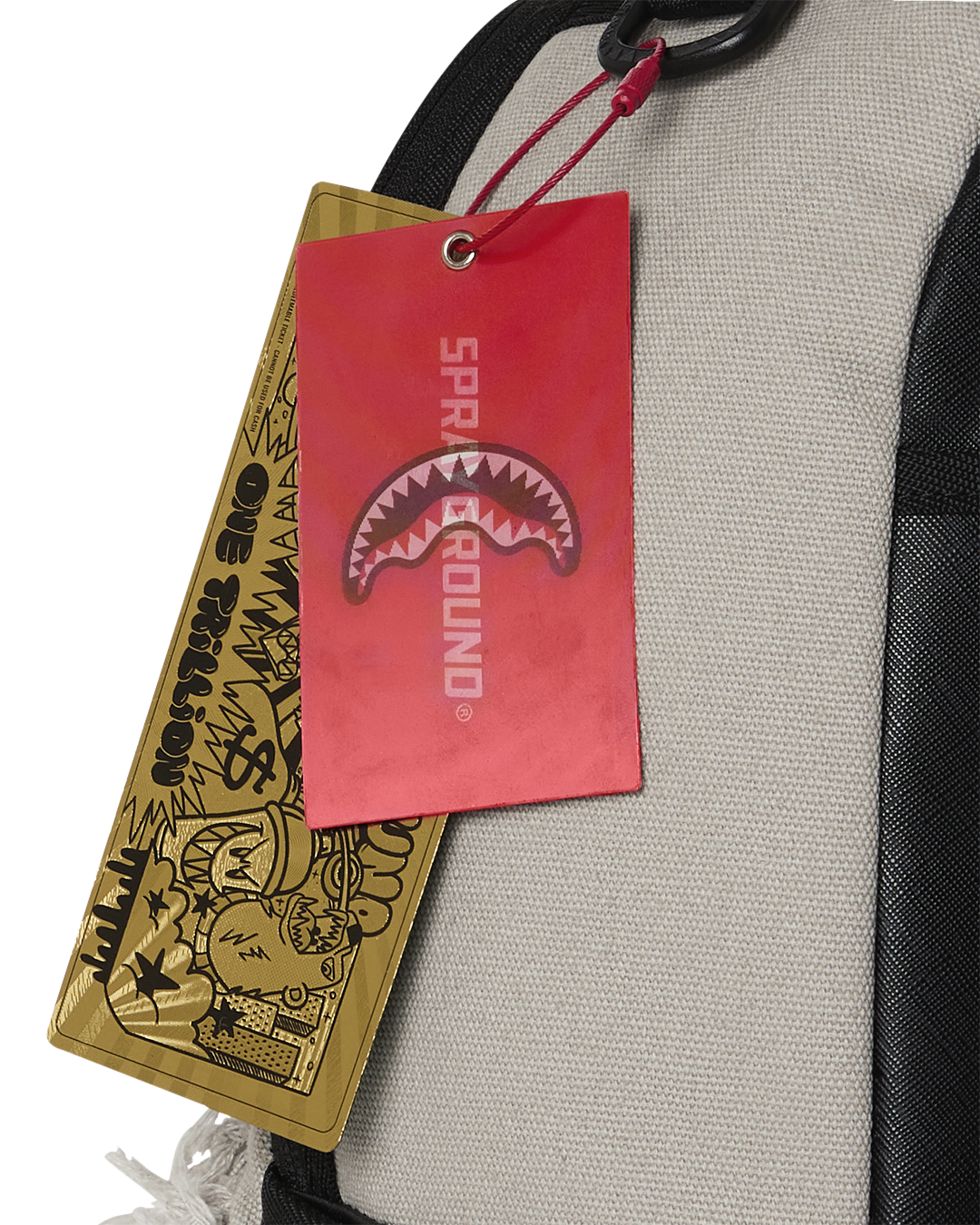 SPRAYGROUND® BACKPACK CREAM DENIM TEAR SHARK BACKPACK