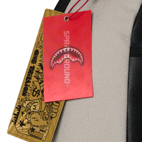 SPRAYGROUND® BACKPACK CREAM DENIM TEAR SHARK BACKPACK