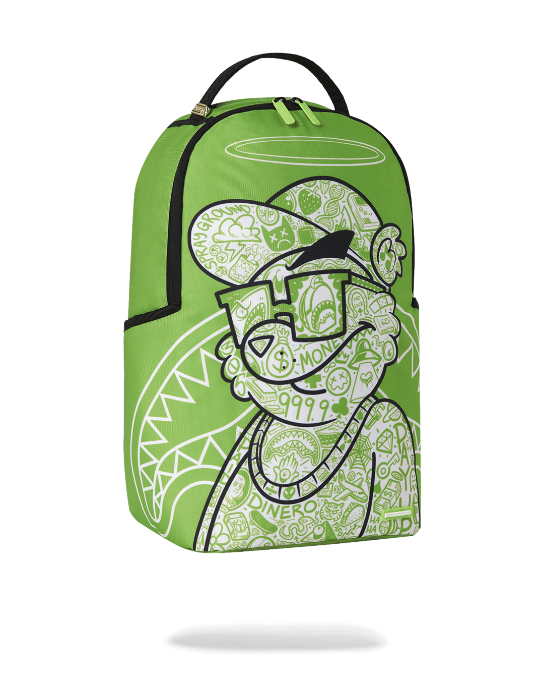 SPRAYGROUND® BACKPACK MONEY BEAR COLOR BLOCK DOODLE BACKPACK