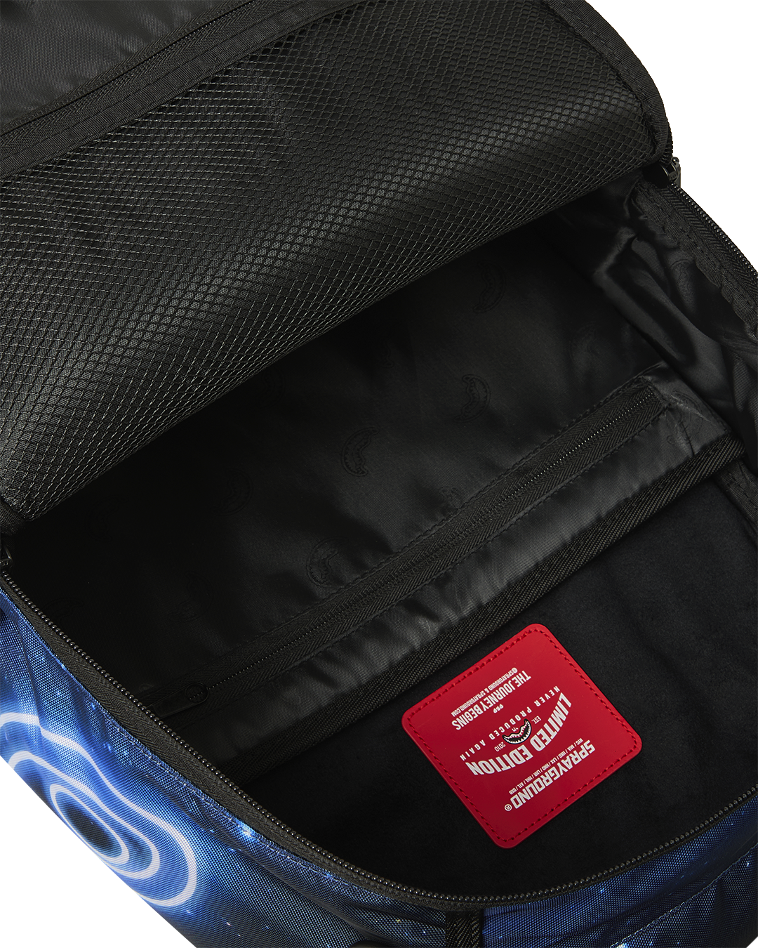 SPRAYGROUND® BACKPACK SHARK CENTRAL NEON NEBULA BACKPACK