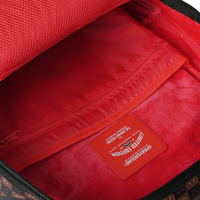 SPRAYGROUNDÂ® BACKPACK SHARKS IN PARIS WTF BUBBLE BROWN CHECK BACKPACK