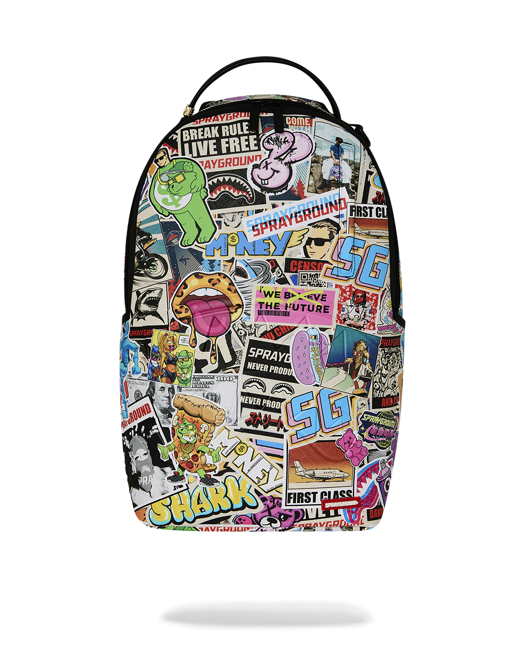 SPRAYGROUND® BACKPACK PUNK STICKER SHARK BACKPACK