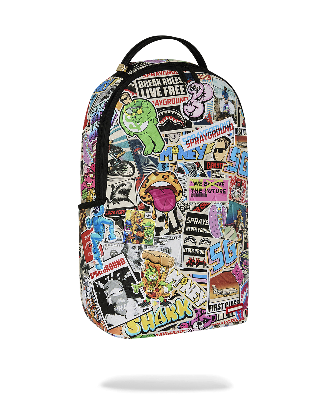SPRAYGROUND® BACKPACK PUNK STICKER SHARK BACKPACK