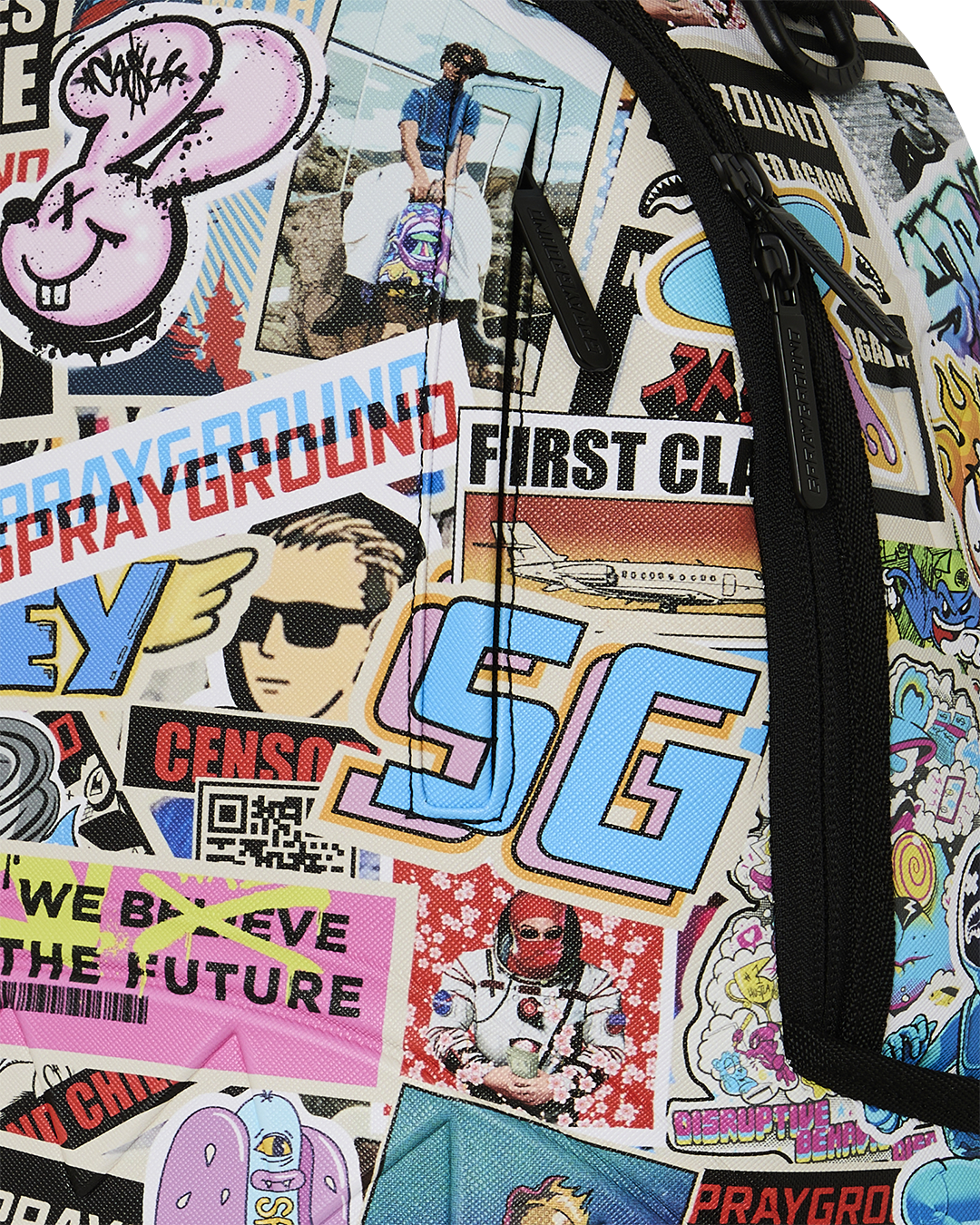 SPRAYGROUND® BACKPACK PUNK STICKER SHARK BACKPACK