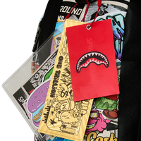 SPRAYGROUND® BACKPACK PUNK STICKER SHARK BACKPACK