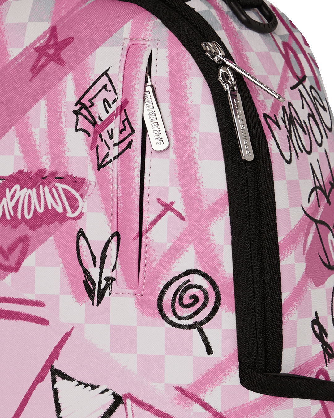 SPRAYGROUND® BACKPACK PINK SMOKE CHECK BACKPACK