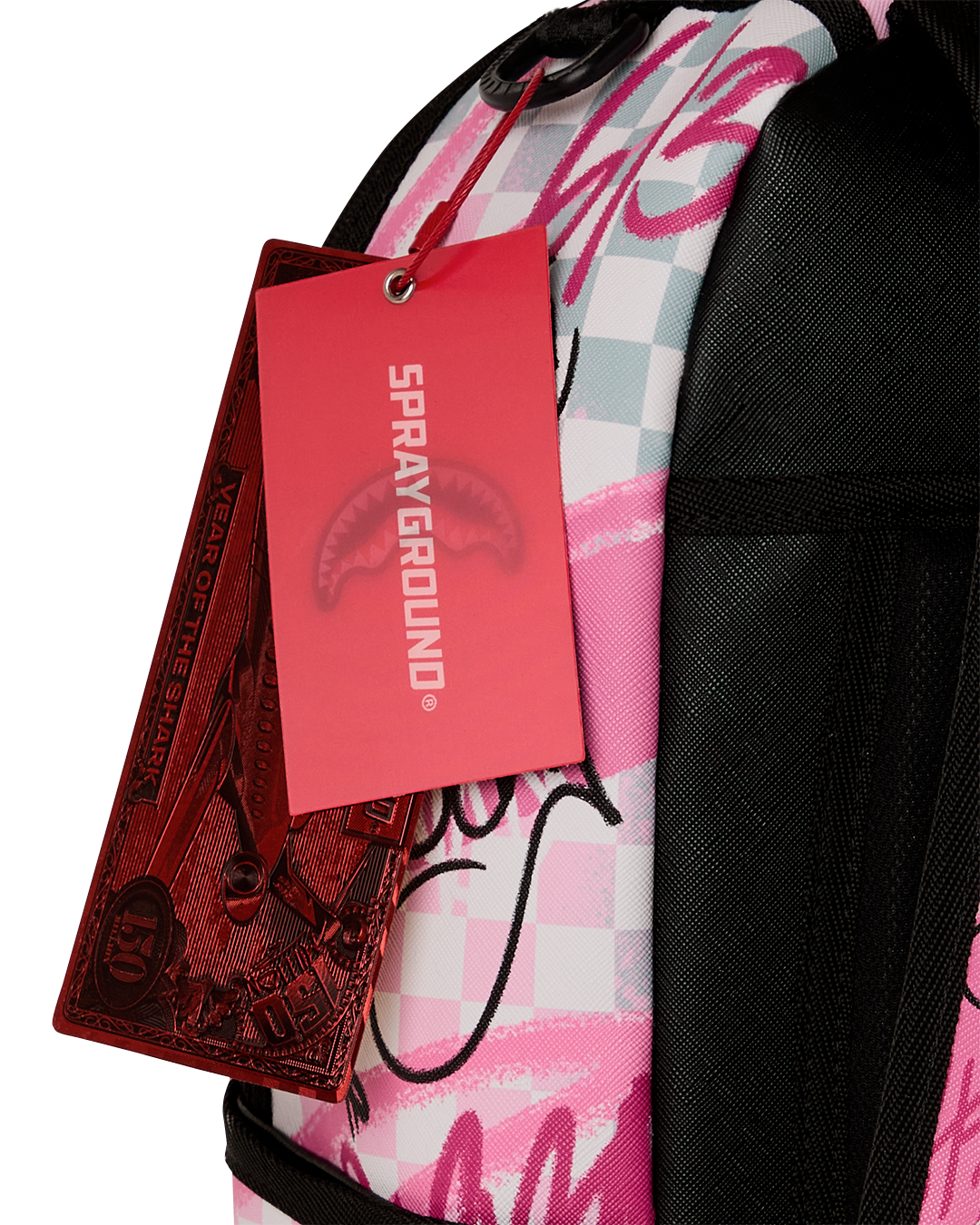 SPRAYGROUND® BACKPACK PINK SMOKE CHECK BACKPACK