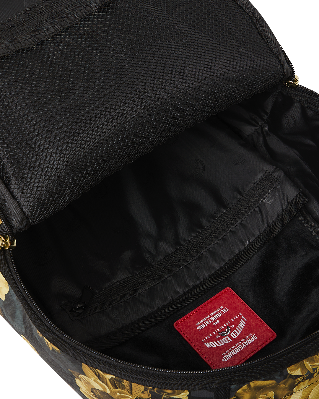 SPRAYGROUND® BACKPACK GOLD FLORAL REMIX BACKPACK
