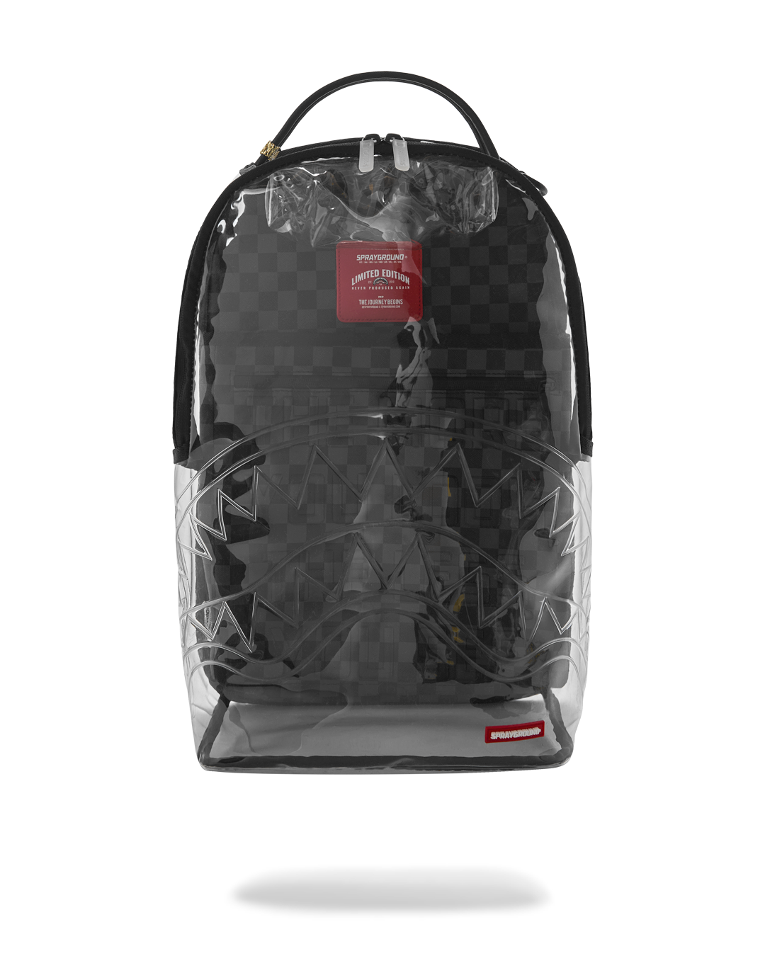 SPRAYGROUND® BACKPACK HIDDEN MESSAGE CLEAR BACKPACK