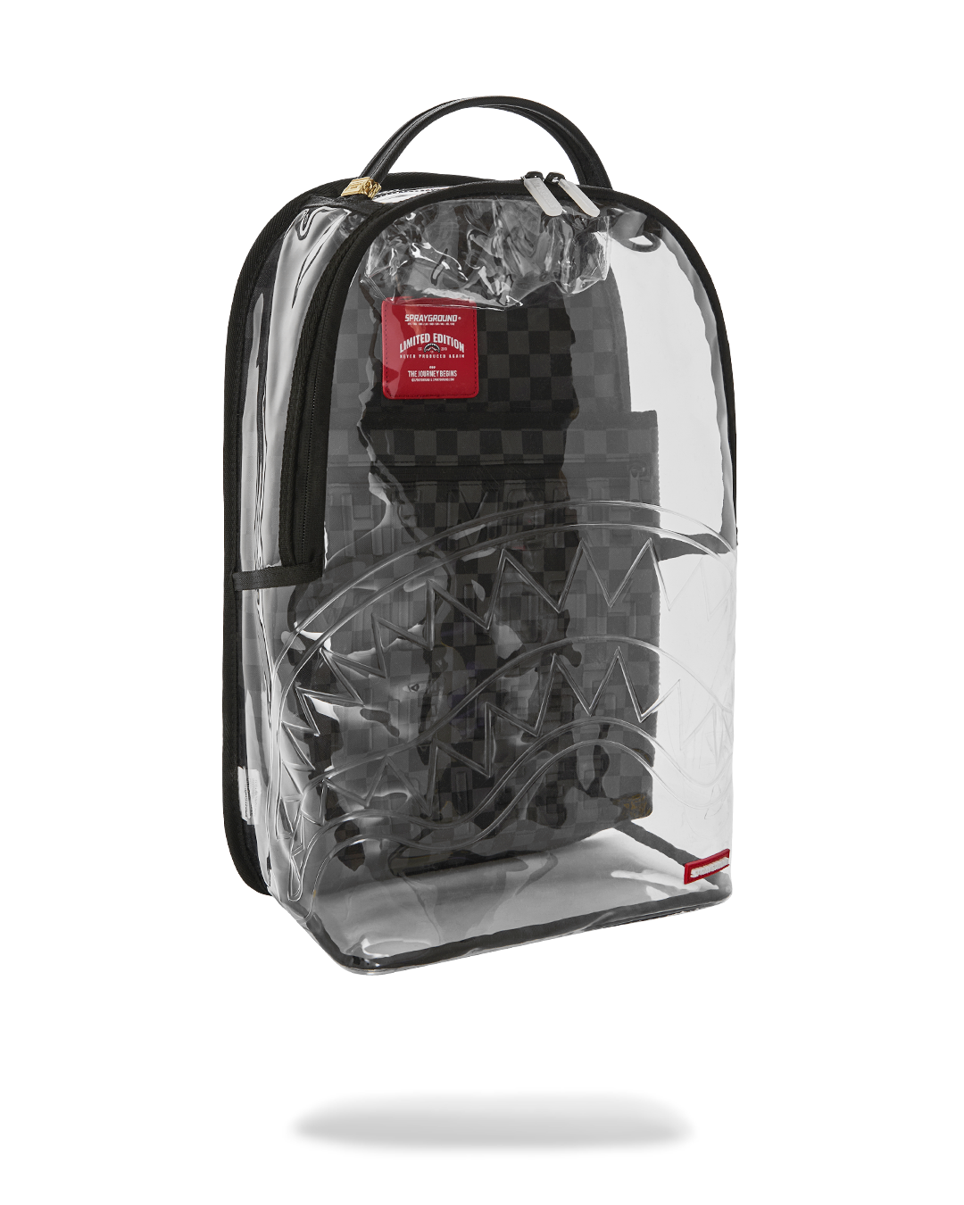 SPRAYGROUND® BACKPACK HIDDEN MESSAGE CLEAR BACKPACK