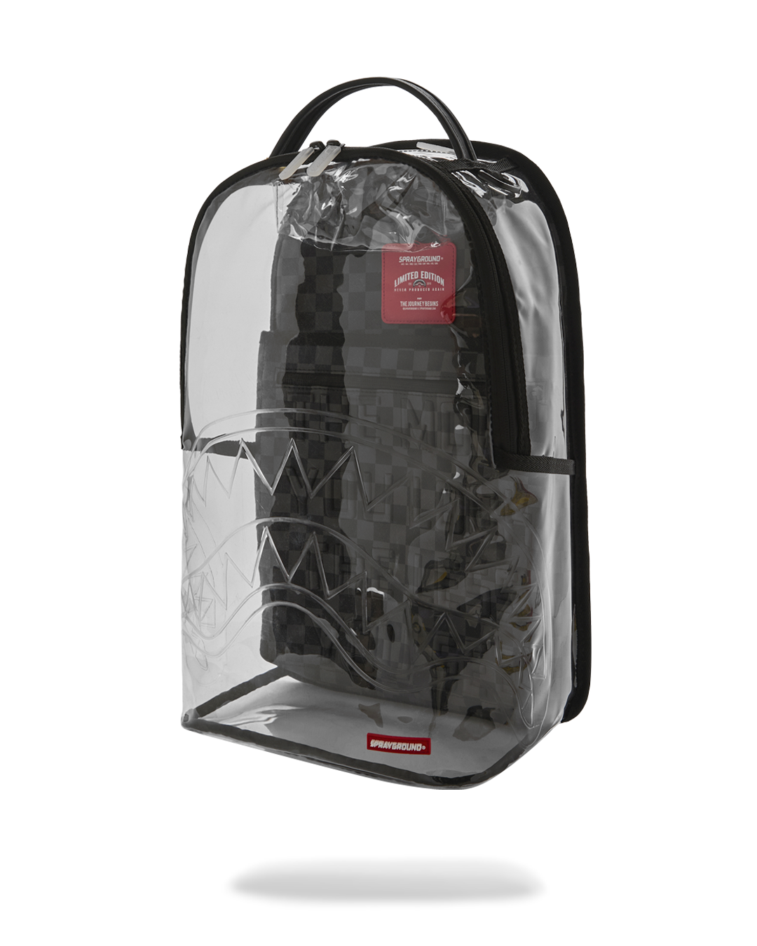 SPRAYGROUND® BACKPACK HIDDEN MESSAGE CLEAR BACKPACK