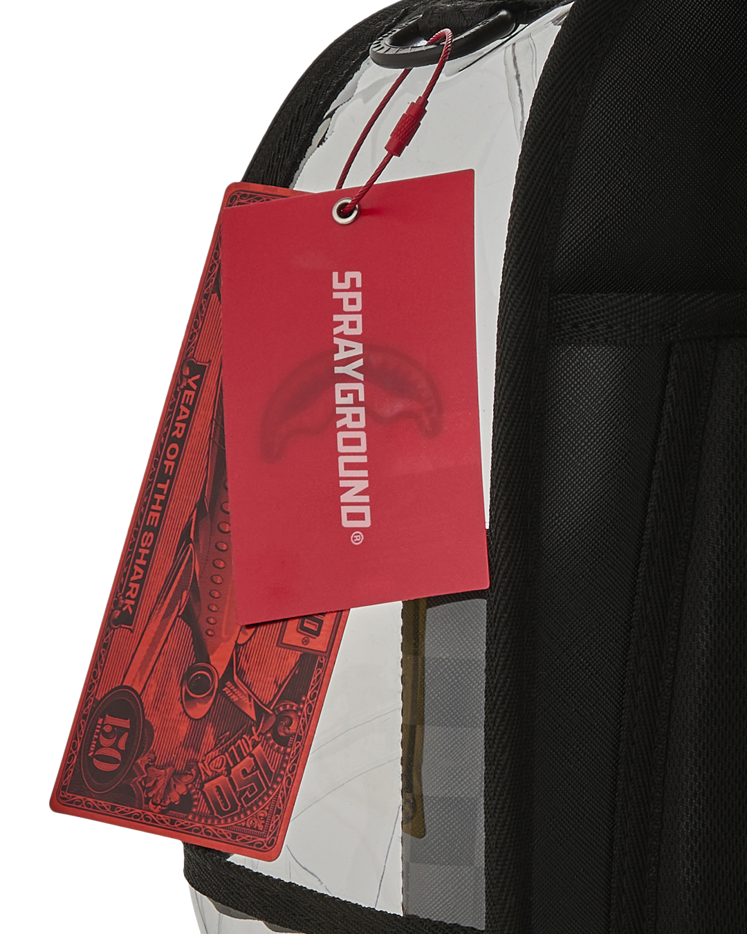 SPRAYGROUND® BACKPACK HIDDEN MESSAGE CLEAR BACKPACK