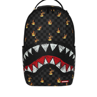 SPRAYGROUND® BACKPACK SCRIBBLE FIRE CHECK BACKPACK