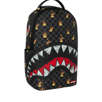 SPRAYGROUND® BACKPACK SCRIBBLE FIRE CHECK BACKPACK