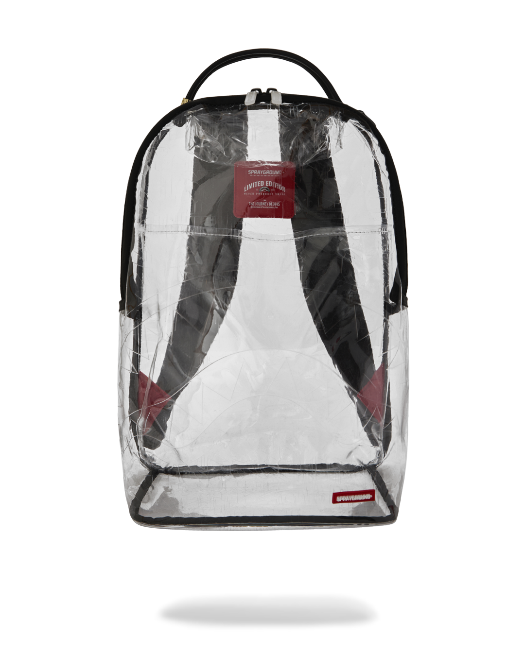 SPRAYGROUND® BACKPACK EMBOSSED GRAFF FULLY CLEAR BACKPACK